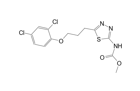 methyl 5-[3-(2,4-dichlorophenoxy)propyl]-1,3,4-thiadiazol-2-ylcarbamate