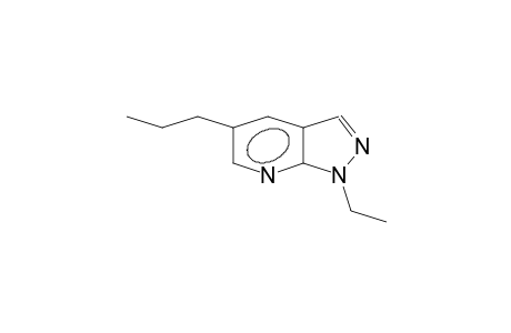 1-Ethyl-5-propyl-1-H-pyrazolo(3,4-B)pyridine