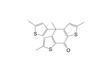 2,4,6-Trimethyl-4-(5-methyl-3-thienyl)-4,8-dihydrobenzo[1,2-b:5,4-b']dithiophen-8-one