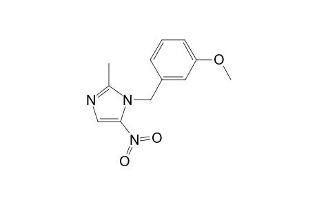 1H-Imidazole, 1-[(3-methoxyphenyl)methyl]-2-methyl-5-nitro-