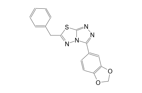[1,2,4]triazolo[3,4-b][1,3,4]thiadiazole, 3-(1,3-benzodioxol-5-yl)-6-(phenylmethyl)-
