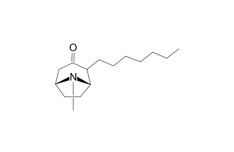 (1S,5R)-2-Heptyl-8-methyl-8-aza-bicyclo[3.2.1]octan-3-one