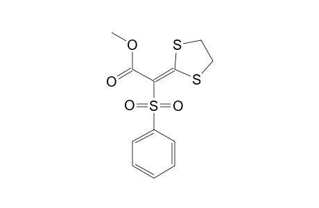 2-[(PHENYLSULFONYL)-(METHOXYCARBONYL)-METHYLIDENE]-1,3-DITHIOLANE