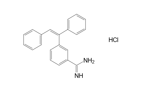 cis-p-(1,2-diphenylvinyl)benzamidine, monohydrochloride