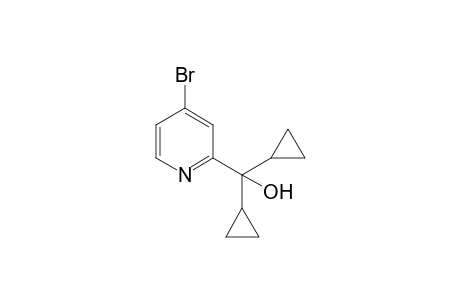 (4-bromopyridin-2-yl)dicyclopropylmethanol