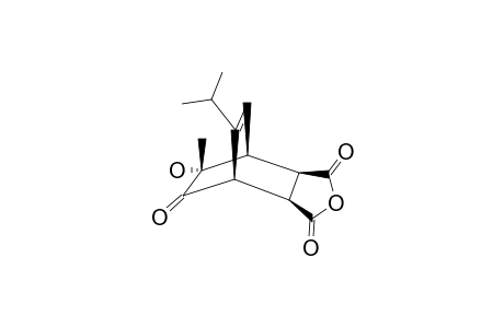 (1RS,2SR,3RS,4RS,6SR)-6-HYDROXY-8-ISOPROPYL-6-METHYL-5-OXO-BICYCLO-[2.2.2]-OCT-7-ENE-2,3-DICARBOXYLIC-ANHYDRIDE