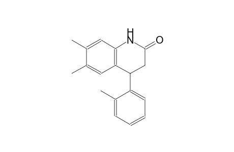 6,7-Dimethyl-4-(2-methylphenyl)-3,4-dihydro-2(1H)-quinolinone