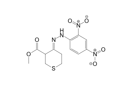 Methyl (4E)-4-[(2,4-dinitrophenyl)hydrazono]tetrahydro-2H-thiopyran-3-carboxylate