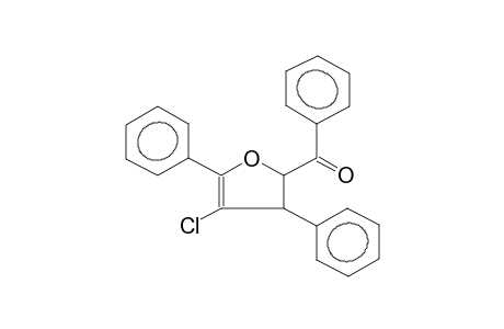 2-BENZOYL-3,5-DIPHENYL-4-CHLORO-2,3-DIHYDROFURAN