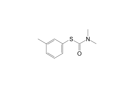 Carbamic acid, dimethylthio-, S-m-tolyl ester