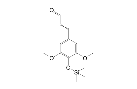 3-(3,5-dimethoxy-4-trimethylsilyloxy-phenyl)prop-2-enal