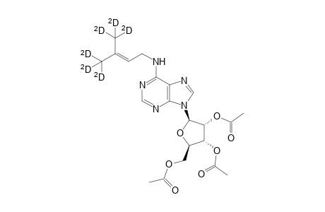 [(2R,3R,4R,5R)-3,4-diacetoxy-5-[6-[[4,4,4-trideuterio-3-(trideuteriomethyl)but-2-enyl]amino]purin-9-yl]tetrahydrofuran-2-yl]methyl acetate