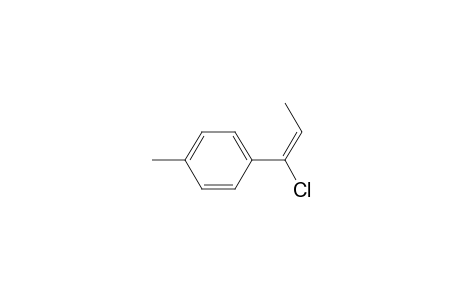 Benzene, 1-(1-chloro-1-propenyl)-4-methyl-, (E)-
