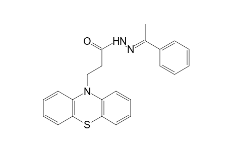 10-phenothiazinepropionic acid, (alpha-methylbenzylidene)hydrazide