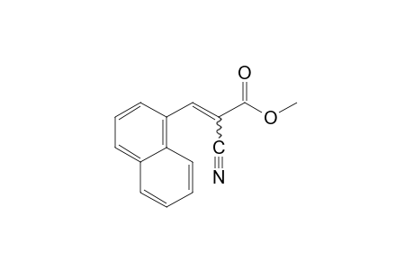 alpha-cyano-1-naphthaleneacrylic acid, methyl ester