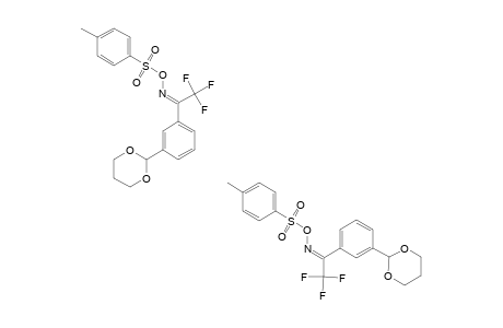(E/Z)-1-[3-(1,3-Dioxan-2-yl)phenyl]-2,2,2-trifluoroethanone O-Tosyl Oxime