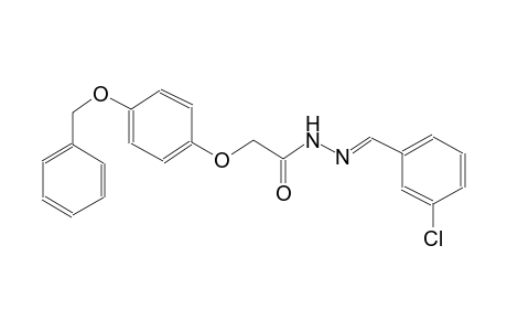 acetic acid, [4-(phenylmethoxy)phenoxy]-, 2-[(E)-(3-chlorophenyl)methylidene]hydrazide