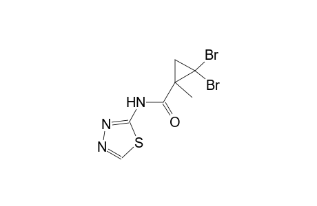 2,2-dibromo-1-methyl-N-(1,3,4-thiadiazol-2-yl)cyclopropanecarboxamide