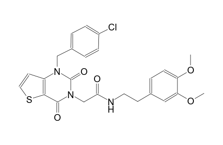 2-(1-(4-chlorobenzyl)-2,4-dioxo-1,4-dihydrothieno[3,2-d]pyrimidin-3(2H)-yl)-N-[2-(3,4-dimethoxyphenyl)ethyl]acetamide