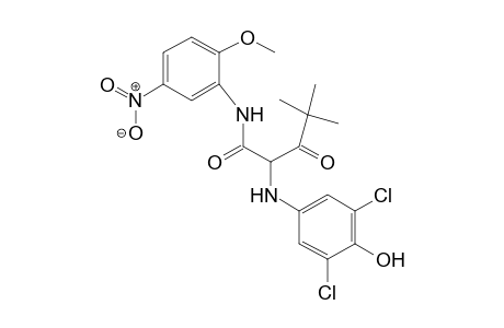 Pentanamide, 2-[(3,5-dichloro-4-hydroxyphenyl)amino]-N-(2-methoxy-5-nitrophenyl)-4,4-dimethyl-3-oxo-