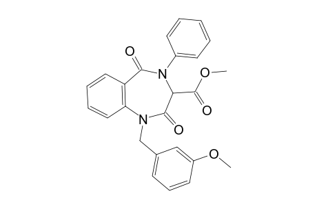 Methyl 1-(3-Methoxybenzyl)-4-phenyl-1,4-benzo[f]diazepine-2,5-dione-3-carboxylate