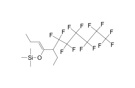 Z-5-Ethyl-6,6,7,7,8,8,9,9.10,10,11,11,11-tridecafluoro-4-trimethylsiloxy-3-undecene