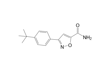 3-(4-tert-Butylphenyl)isoxazole-5-carboxamide
