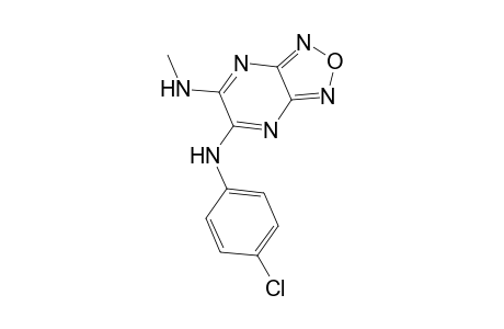Furazano[3,4-b]pyrazine, 5-(4-chlorophenylamino)-6-methylamino-