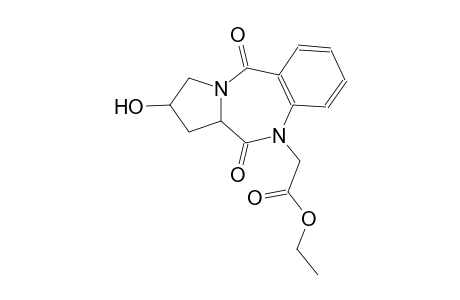1H-pyrrolo[2,1-c][1,4]benzodiazepine-10-acetic acid, 2,3,5,10,11,11a-hexahydro-2-hydroxy-5,11-dioxo-, ethyl ester, (2S,11aS)-