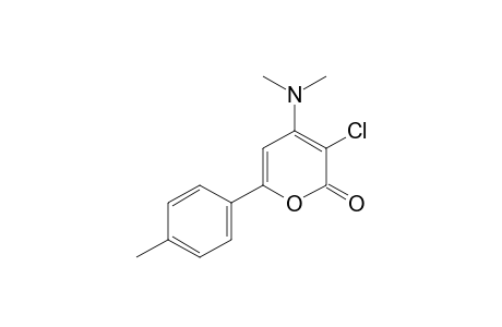 3-chloro-4-(dimethylamino)-6-p-tolyl-2H-pyran-2-one