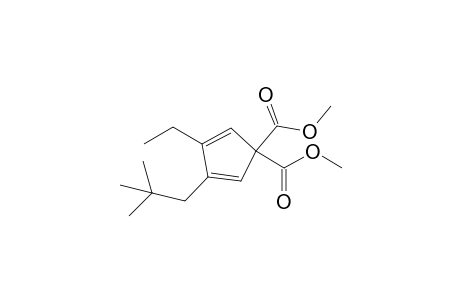 Dimethyl 4-Ethyl-3-(2,2-dimethylpropanyl)cyclopenta-2,4-diene-1,1-dicarboxylate