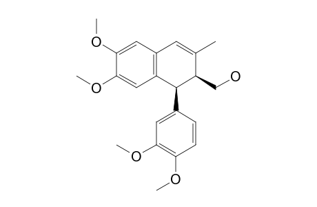 1-(3,4-Dimethoxyphenyl)-6,7-dimethoxy-3-methyl-1,2-dihydronaphthalene-2-methanol