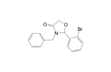 3-Benzyl-2-(2-bromophenyl)-1,3-oxazolidin-4-one