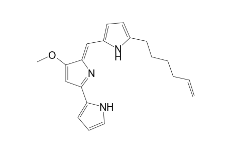 2-[5'-(Hex-5"-enyl)-2'-pyrrolyl)methylene]-5-(pyrrol-2"'-yl)-3-methoxy-2H-pyrrole