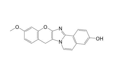 3-Hydroxy-11-methoxy-8H-chromeno[2',3':4,5]imidazo[2,1-a]isoquinoline