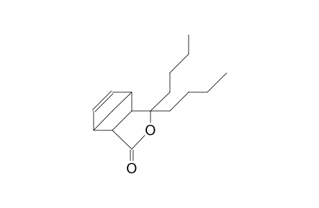 5,5-Dibutyl-4-oxa-endo-tricyclo-[5.2.1.0(2,6)]-dec-8-en-3-one