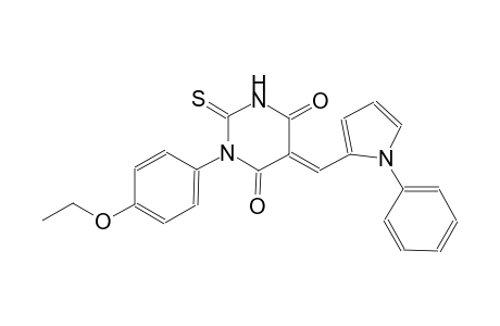 (5E)-1-(4-ethoxyphenyl)-5-[(1-phenyl-1H-pyrrol-2-yl)methylene]-2-thioxodihydro-4,6(1H,5H)-pyrimidinedione