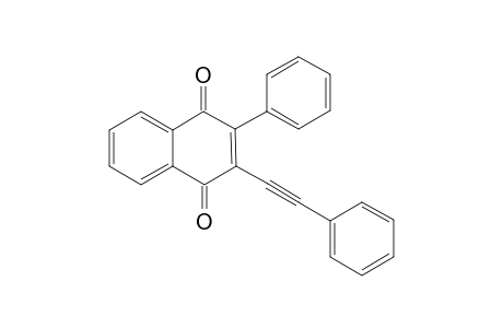 2-Phenyl-3-(2-phenylethynyl)naphthaquinone