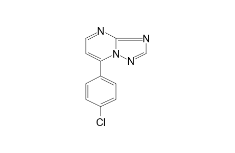 7-(p-CHLOROPHENYL)-s-TRIAZOLO[1,5-a]PYRIMIDINE