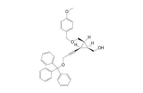 [(1S*,2R*,3R*)-2-(4-Methoxybenzyloxymethyl)-3-(3-trityloxyprop-1-ynyl)cyclopropyl]-methanol