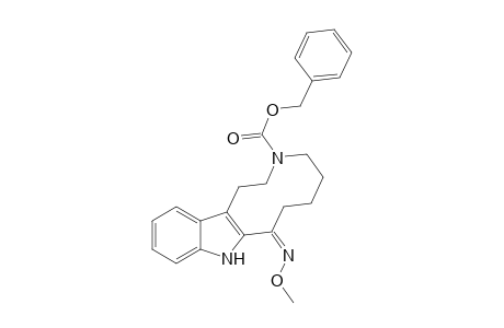 6-(Benzyloxycarbonyl)-1-(methoxyimino)-6-azacyclodeca[5,4-b]indole