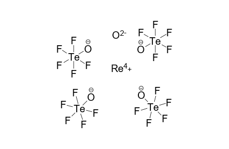 rhenium(VI) oxide tetrakis(pentafluoro-lambda6-tellanolate)