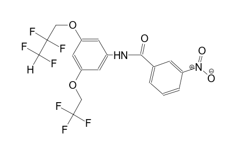 3-nitro-N-[3-(2,2,3,3-tetrafluoropropoxy)-5-(2,2,2-trifluoroethoxy)phenyl]benzamide