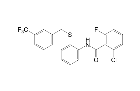 2-chloro-6-fluoro-2'-{[m-(trifluoromethyl)benzyl]thio}benzanilide