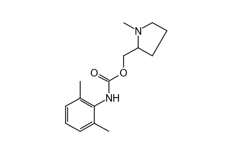 2,6-DIMETHYLCARBANILIC ACID, (1-METHYL-2-PYRROLIDINYL)METHYL ESTER