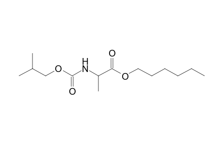 l-Alanine, N-isobutoxycarbonyl-, hexyl ester