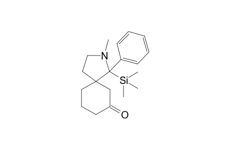 1-(Trimethylsilyl)-1-phenyl-2-methyl-2-aza-spiro[4.5]decan-9-one isomer