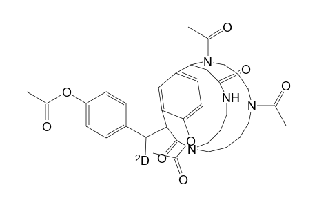 1,6,10,22-Tetraazatricyclo[9.7.6.1(12,16)]pentacosa-12,14,16(25)-triene-18,23-dione, 6,10-diacetyl-15-(acetyloxy)-17-[[4-(acetyloxy)phenyl]methyl-D]-
