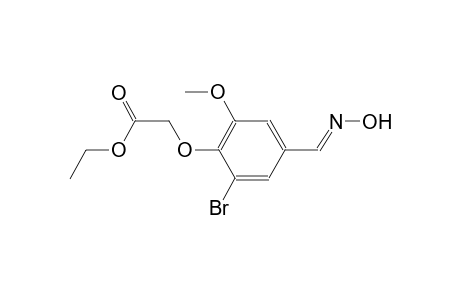 ethyl {2-bromo-4-[(E)-(hydroxyimino)methyl]-6-methoxyphenoxy}acetate