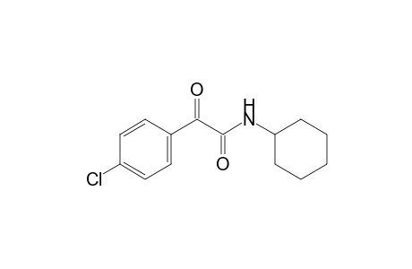 2-(p-chlorophenyl)-N-cyclohexylglyoxylamide